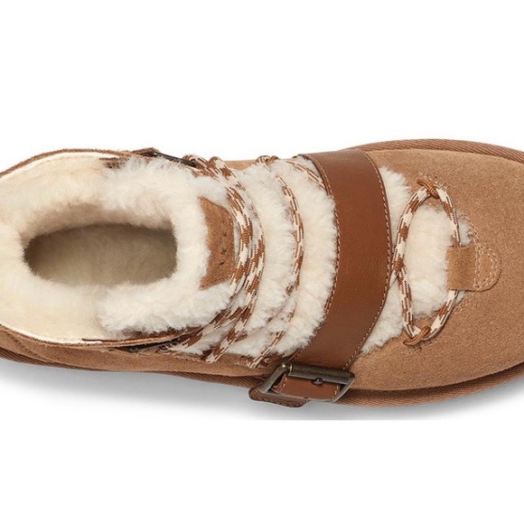 UGG Chestnut Dune Mini Shierling sz 8 - Picture 3 of 3